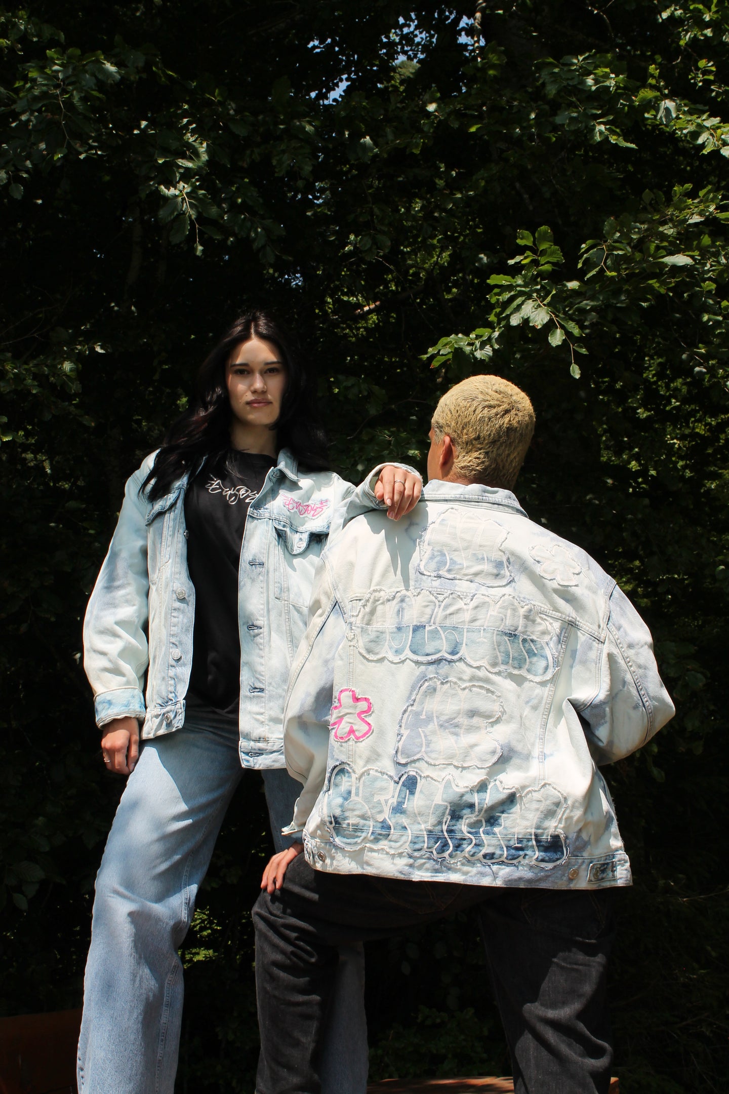 BLEACHED DENIM JACKET