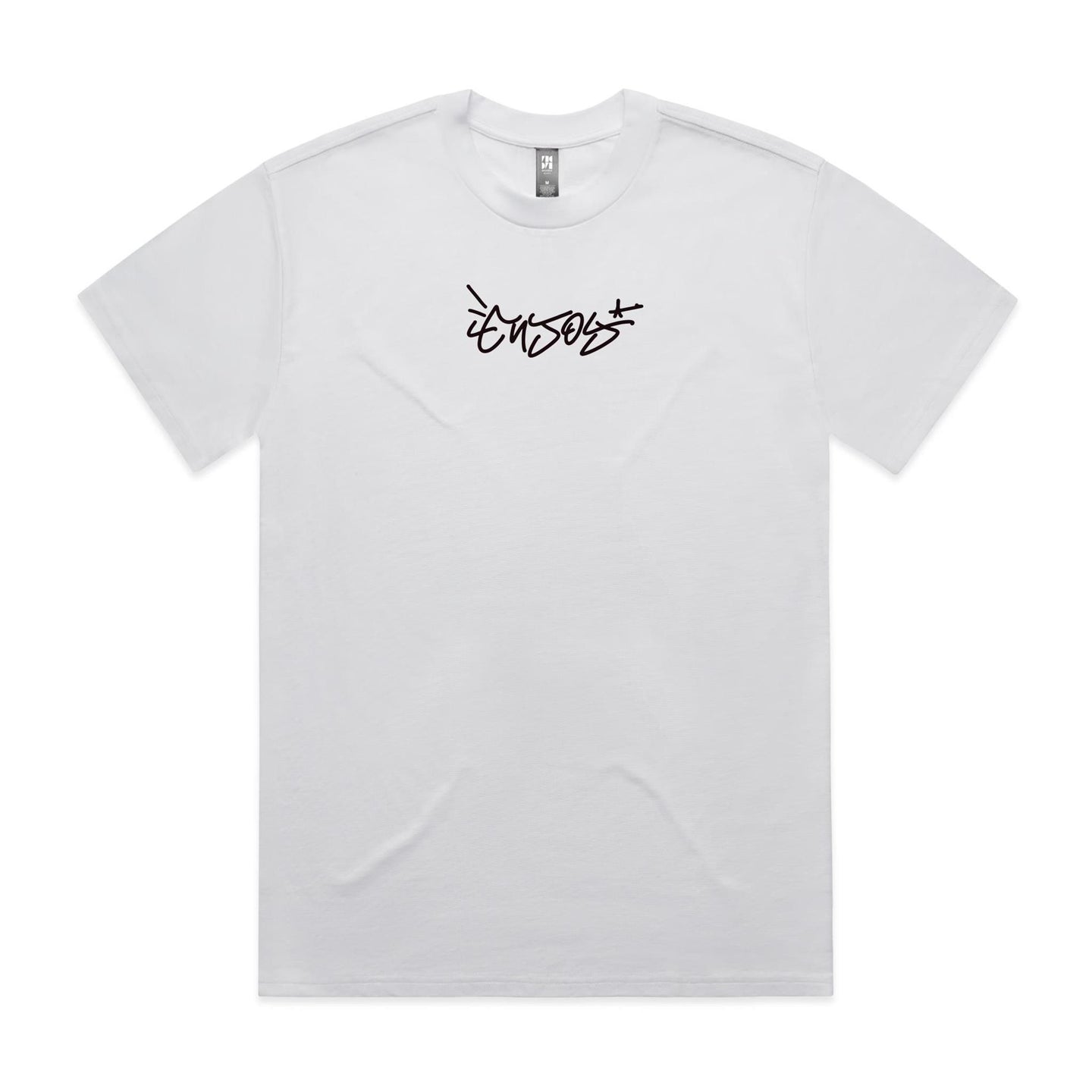 WHITE STICKER TEE