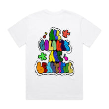 Load image into Gallery viewer, WHITE STICKER TEE
