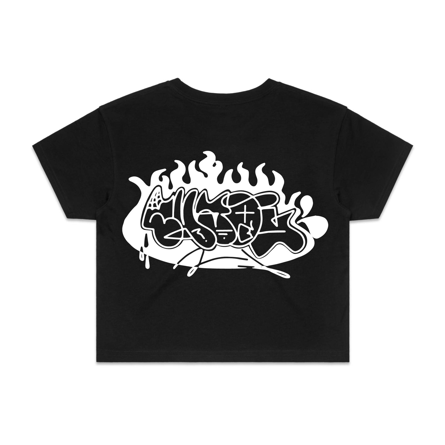 BURN CROP TEE
